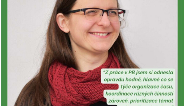 "Z práce v PB jsem si odnesla opravdu hodně," říká Anna Calábková, bývalá vedoucí PBOL