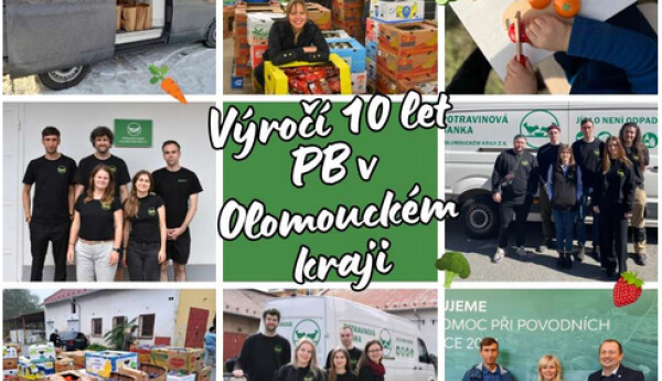 Už 10 let pomáhá Potravinová banka v Olomouckém kraji zachraňovat jídlo